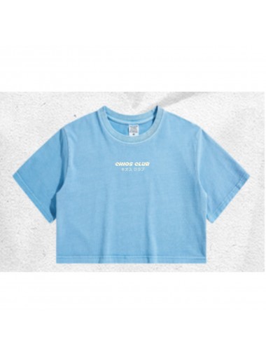 CHIOS CLUB - Crop TOP / Olive  SS22 Series (4色入)